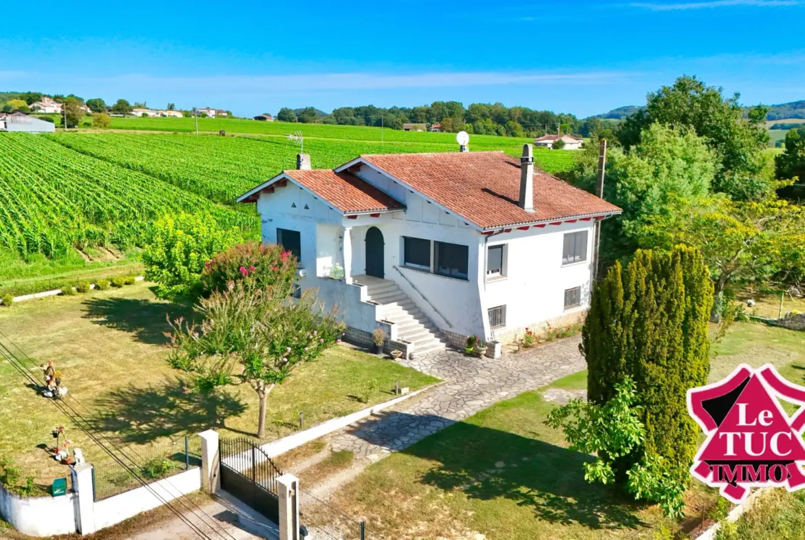 Maison en pierre avec 4 chambres et jardin à Saint-Sylvestre-sur-Lot 