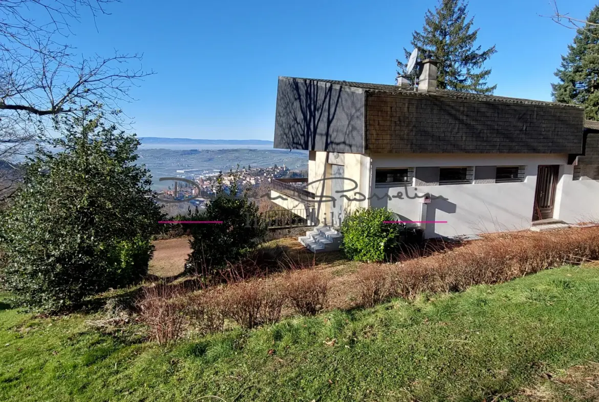 Maison d'architecte à Thizy-les-Bourgs avec vue panoramique 