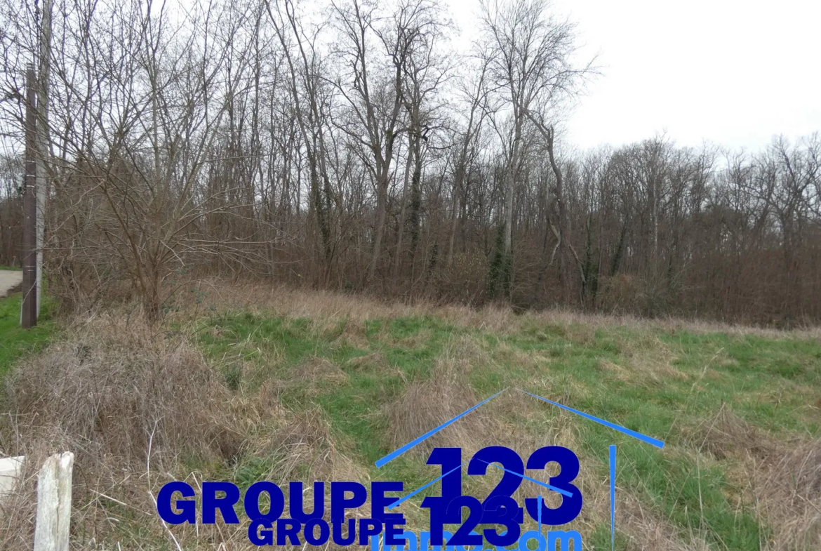 Terrain constructible de 2247 m² à Appoigny 