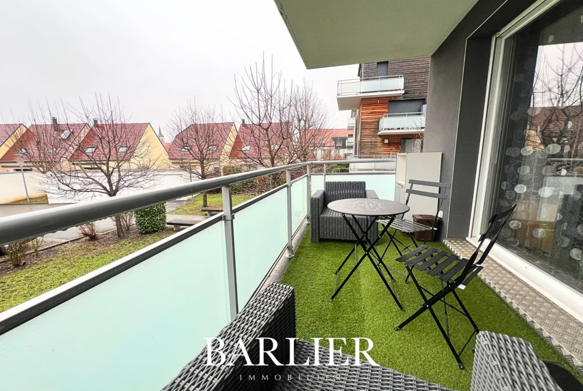 À vendre : Appartement 3 pièces avec terrasse à Geispolsheim 