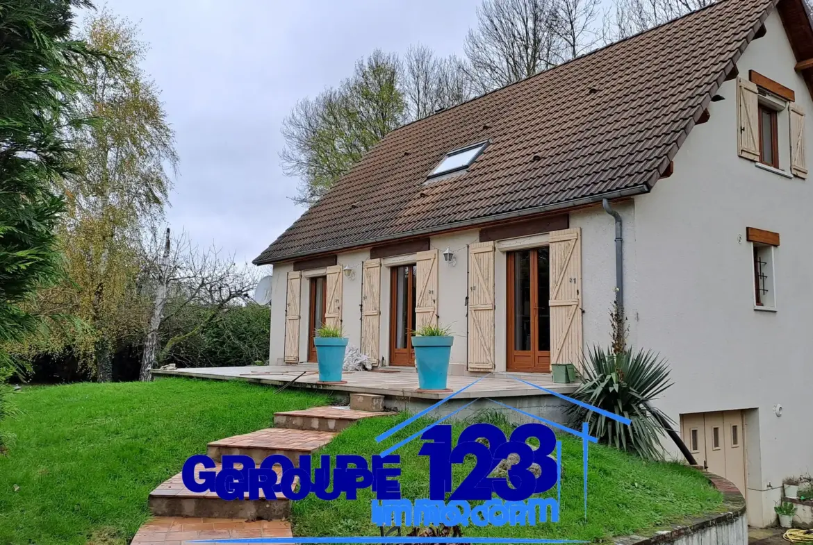 Maison familiale à Fleury-la-Vallée avec jardin arboré 