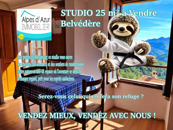 Studio avec Vue Panoramique à Belvédère à Vendre