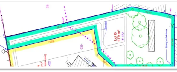 Terrain à bâtir de 479 m² à Sainte Geneviève des Bois