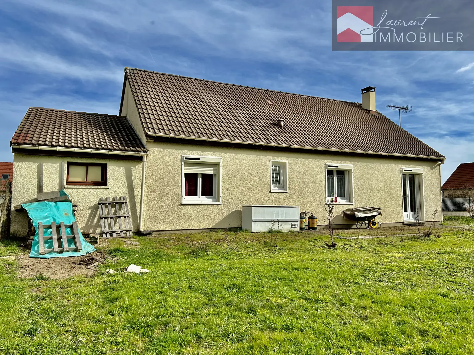 Maison de plain-pied en viager à Gigny-Sur-Saône proche Sennecey-le-Grand 