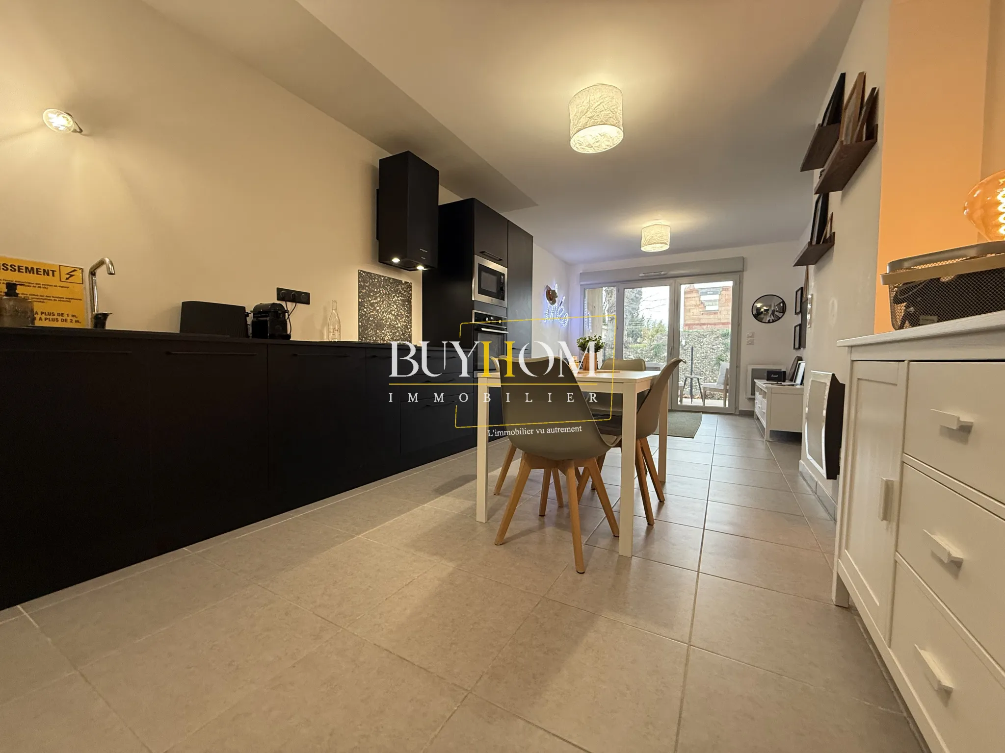 À vendre : Appartement T2 en Rez-de-Jardin à Châteauneuf-de-Gadagne 