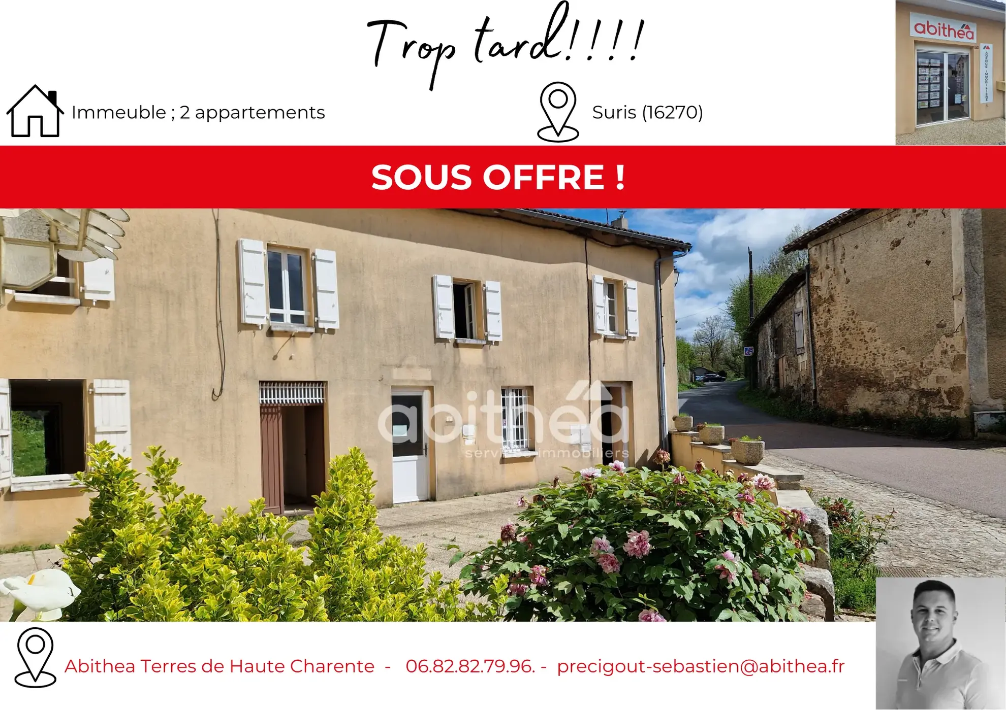 À vendre : Immeuble avec 2 appartements à Suris 