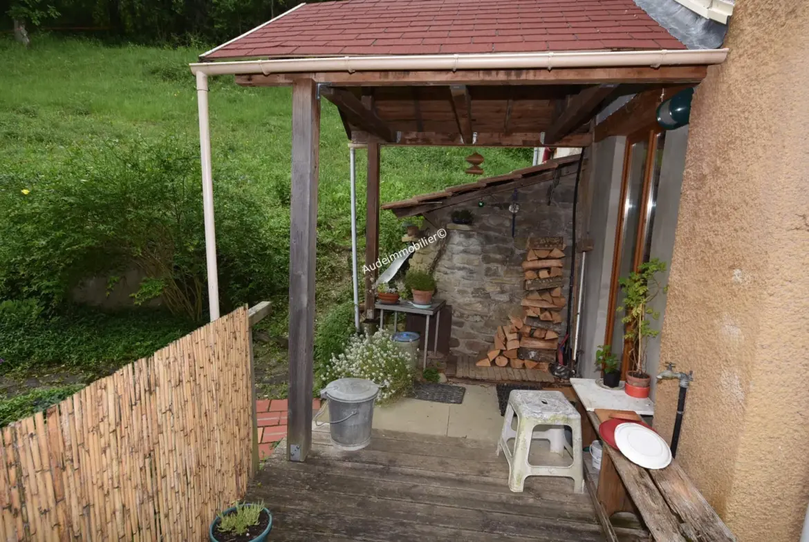 Maison style chalet avec jardin à Limoux 