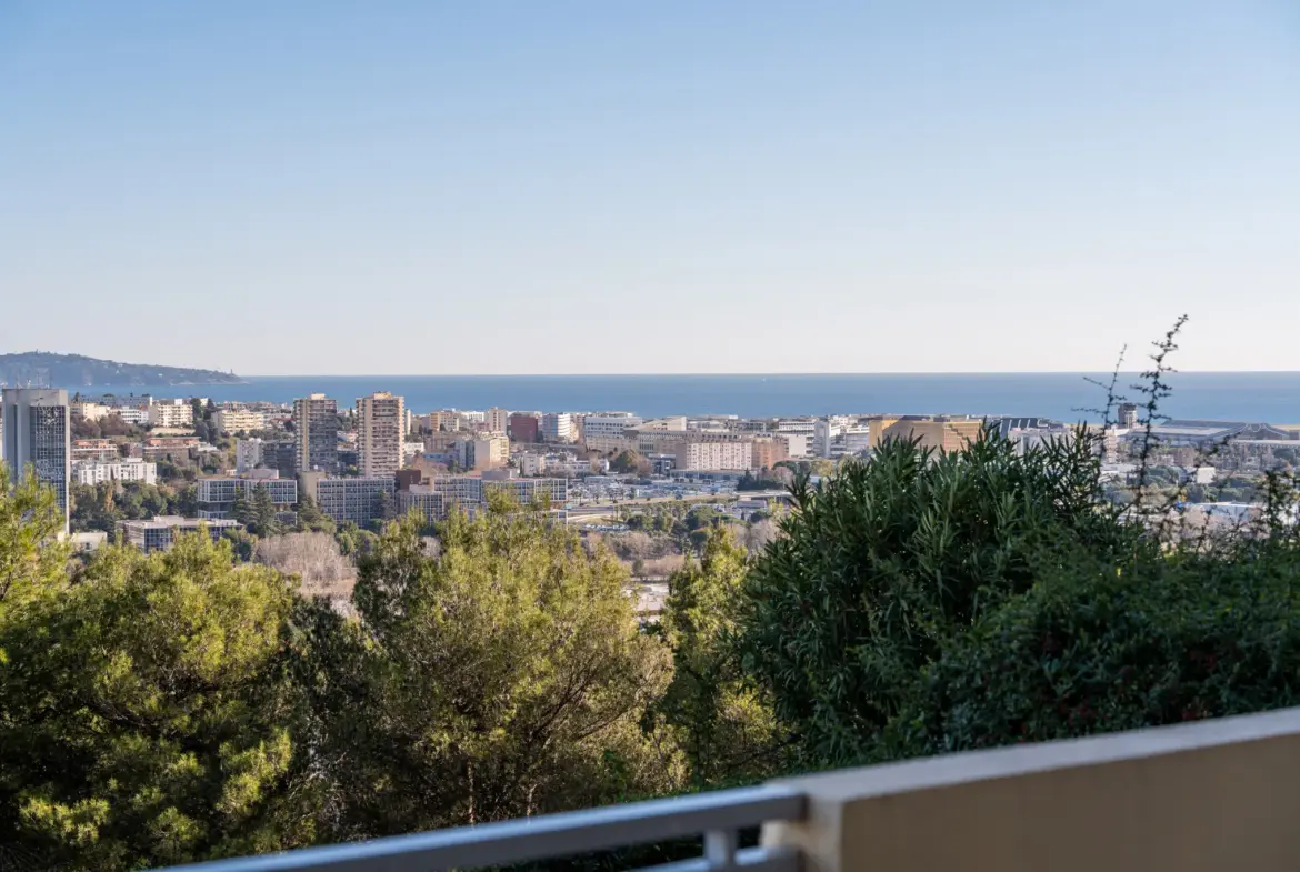 Appartement avec vue mer à vendre à St Laurent du Var 