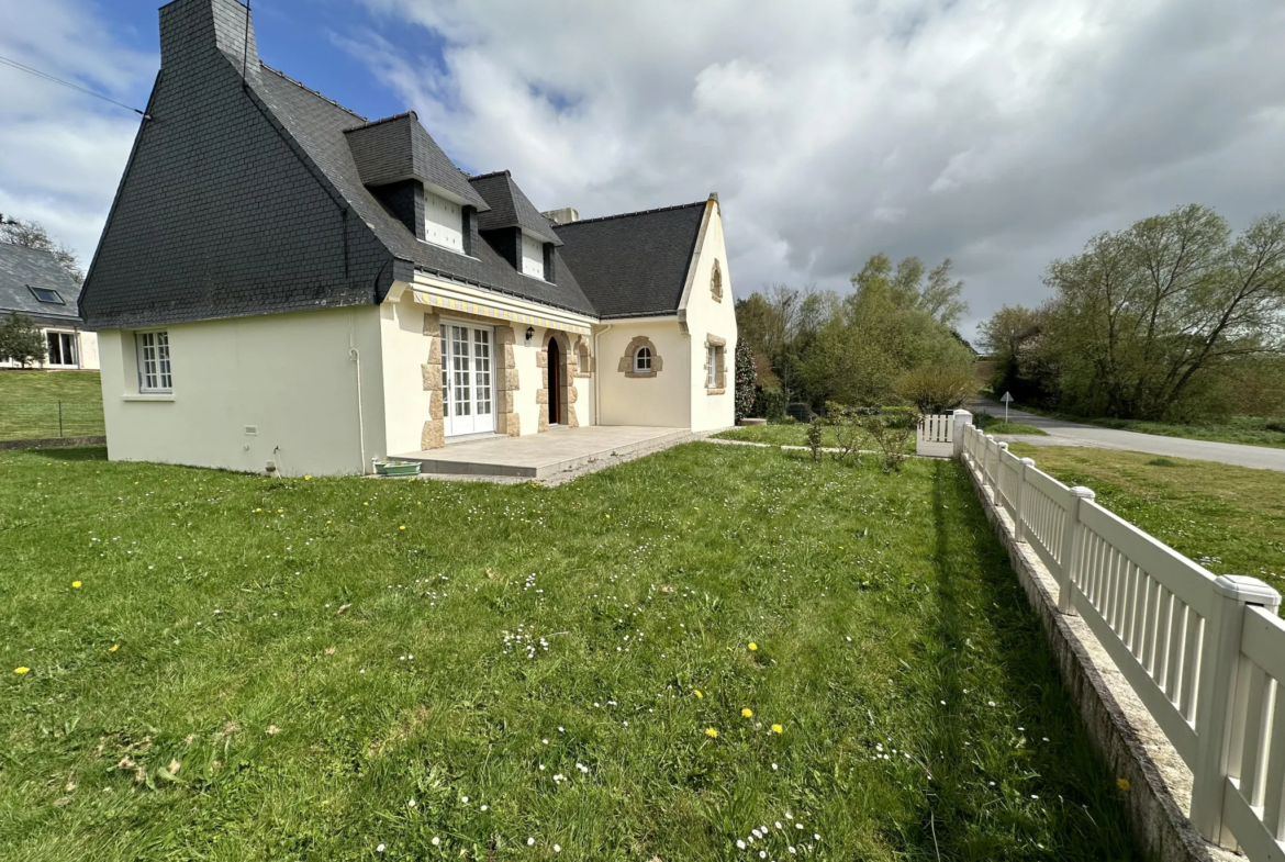 maison néo-Bretonne à Baud avec jardin et sous-sol 