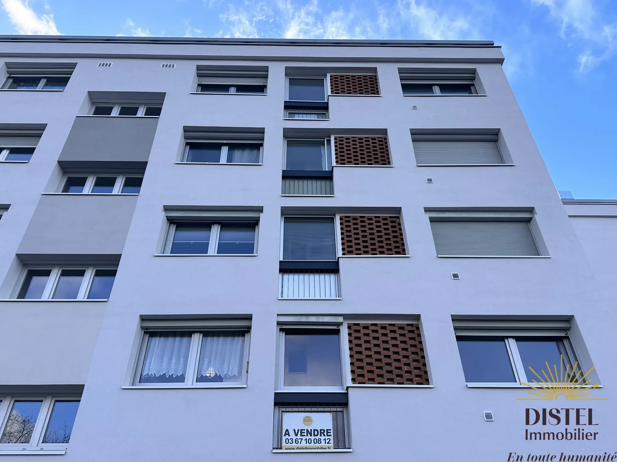 Appartement F3/4 lumineux à vendre à Mundolsheim - 148 400 € 