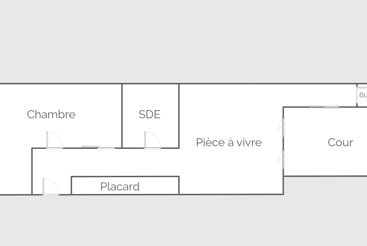 Appartement en Rez-de-Chaussée à Saintes avec Cour Privative 