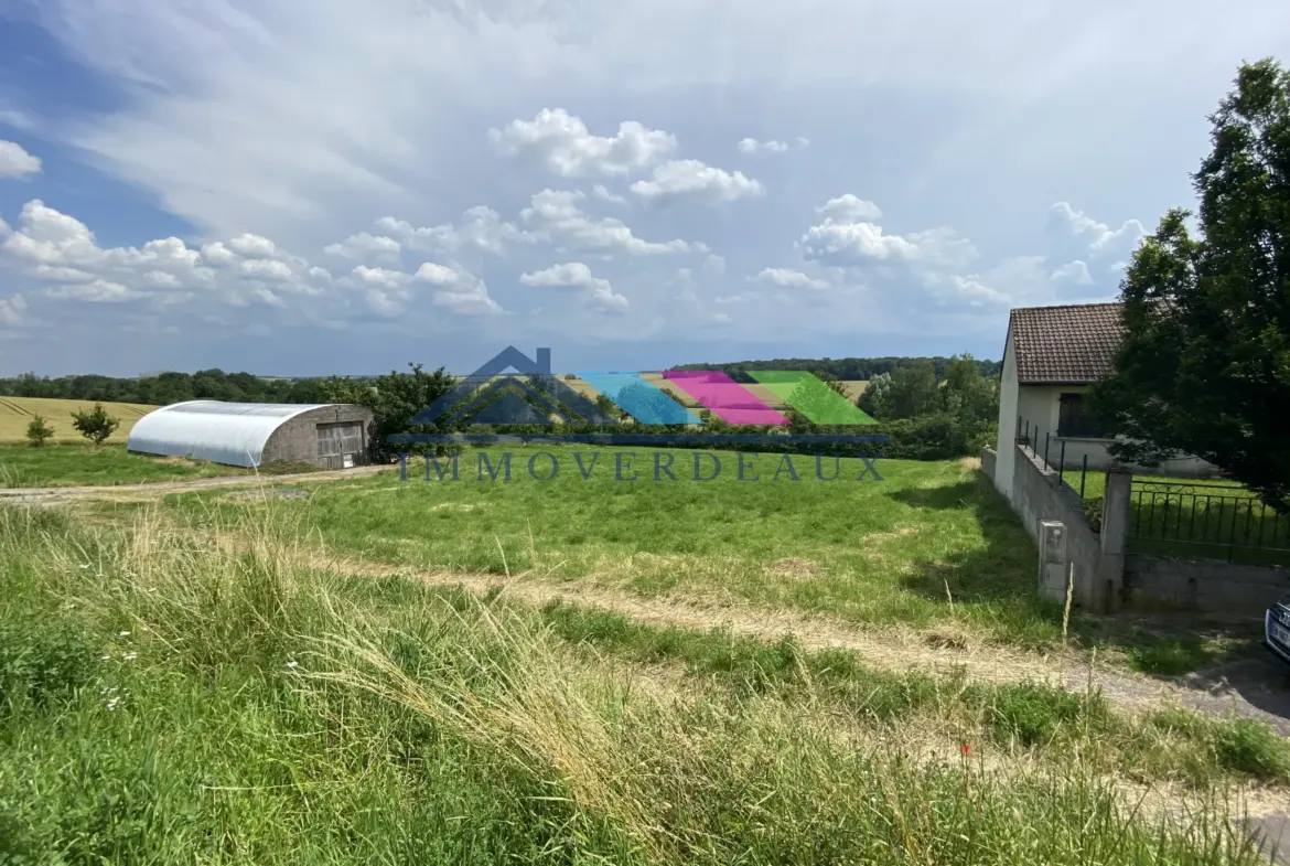 Terrains constructibles à Maixe - Superficie de 1600 à 1800 m² 