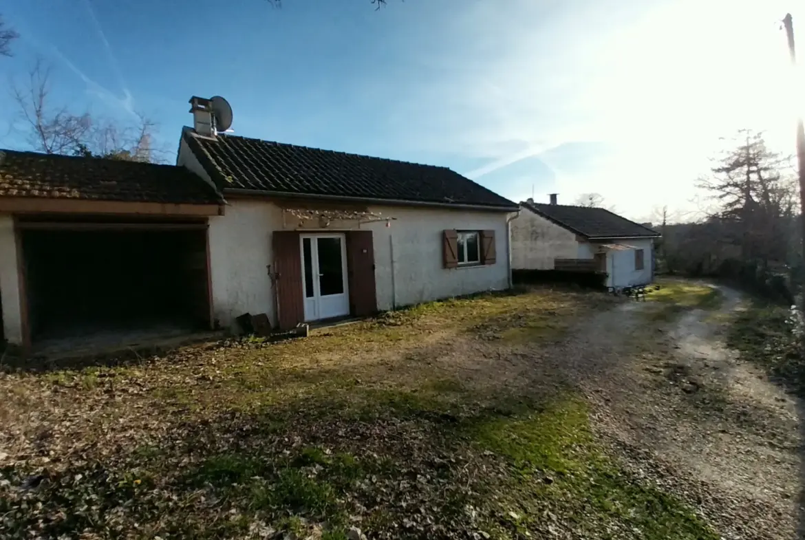 Ensemble de 2 Habitaitons de Plain-Pied au Calme près de Ribérac 