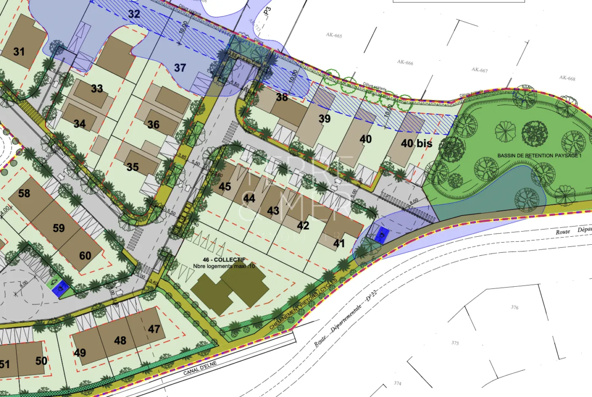 Terrain à bâtir de 325 m² à Saint-Cyprien 