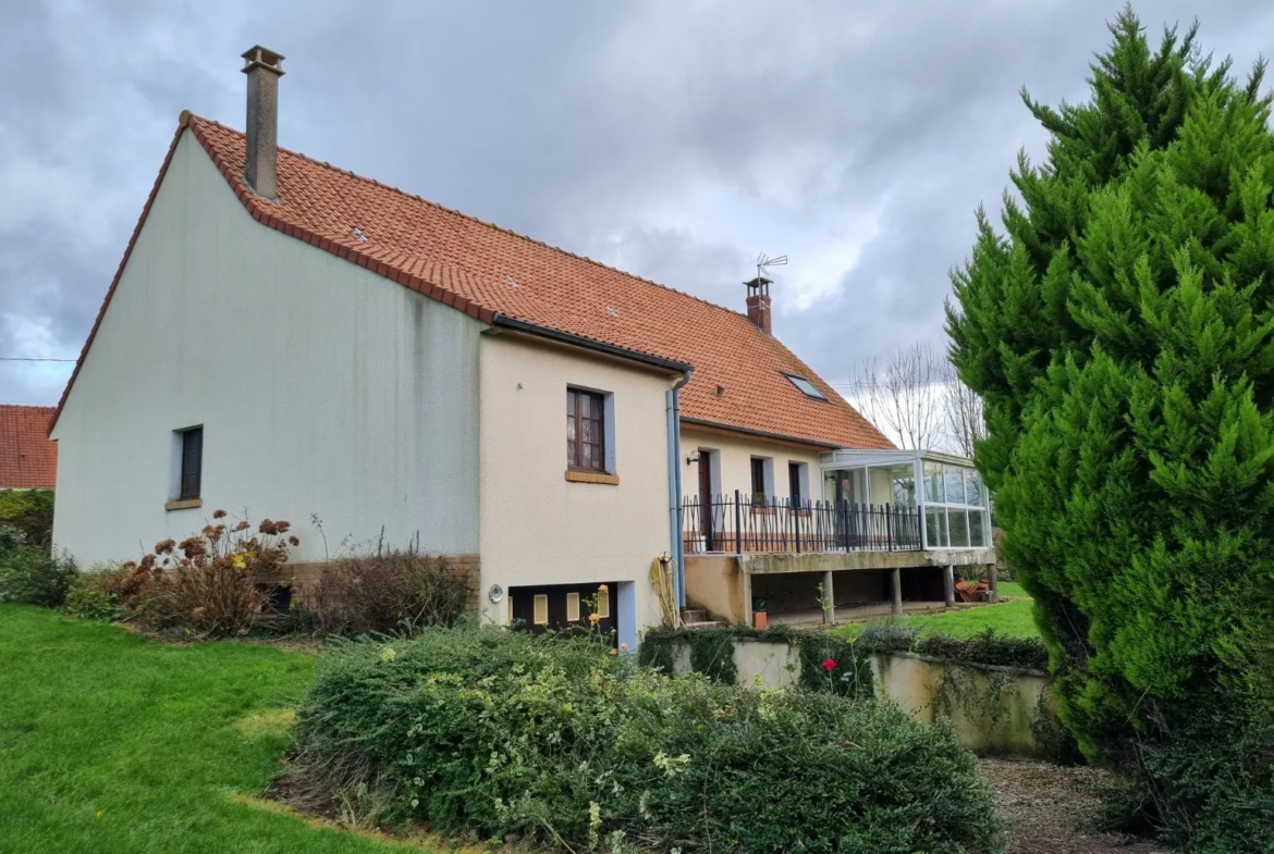 Maison individuelle à Fiennes sur grand terrain avec vue imprenable 