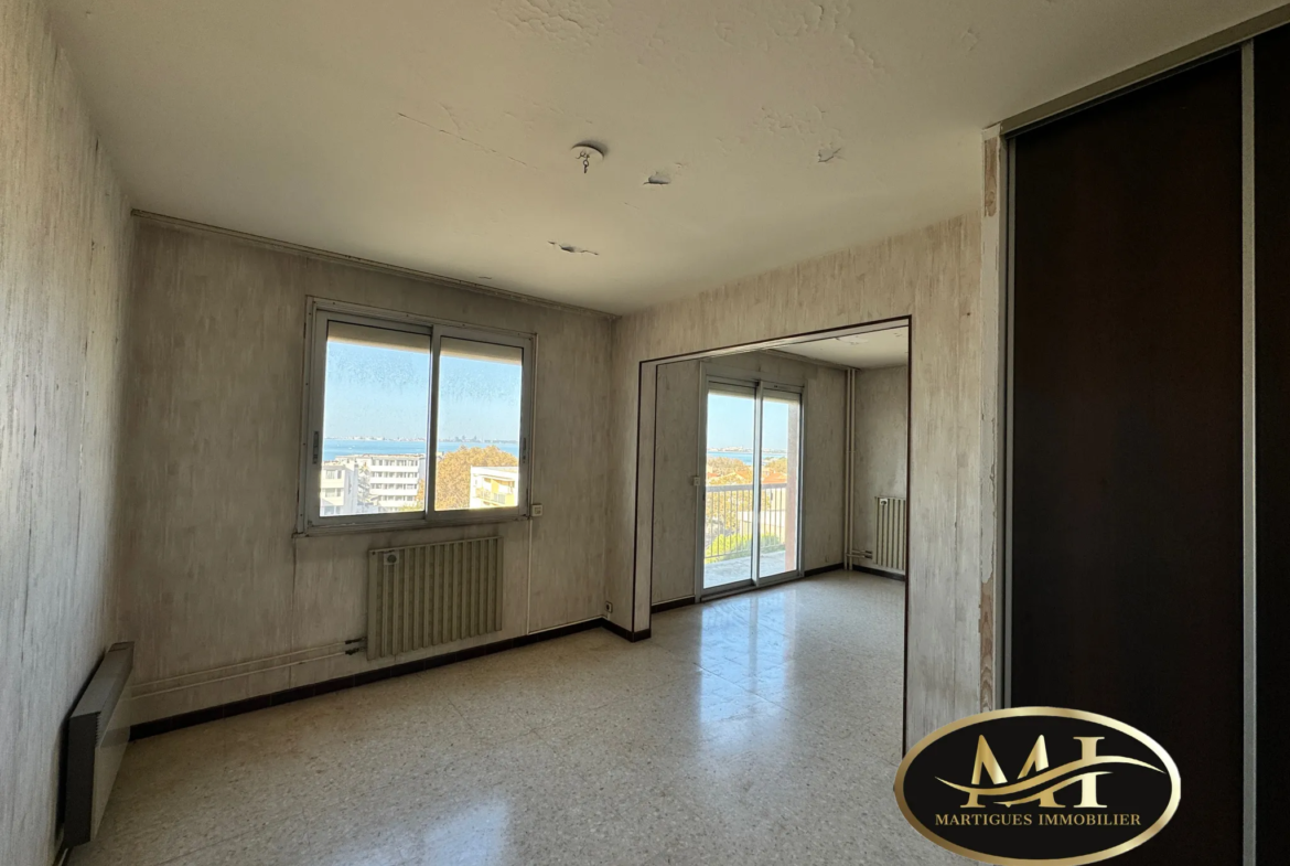 À vendre - Appartement Type 3 avec vue mer à Port-de-Bouc 