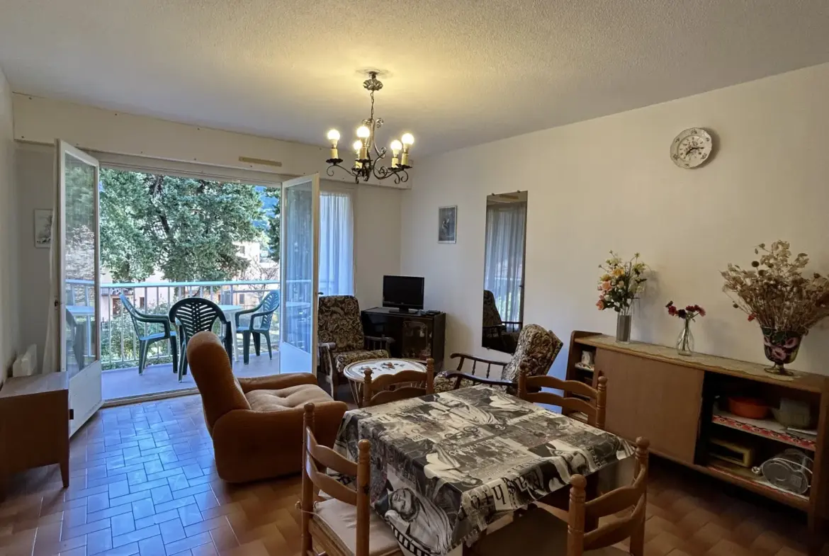 Charmant appartement F2 avec terrasse à Amélie-les-bains 