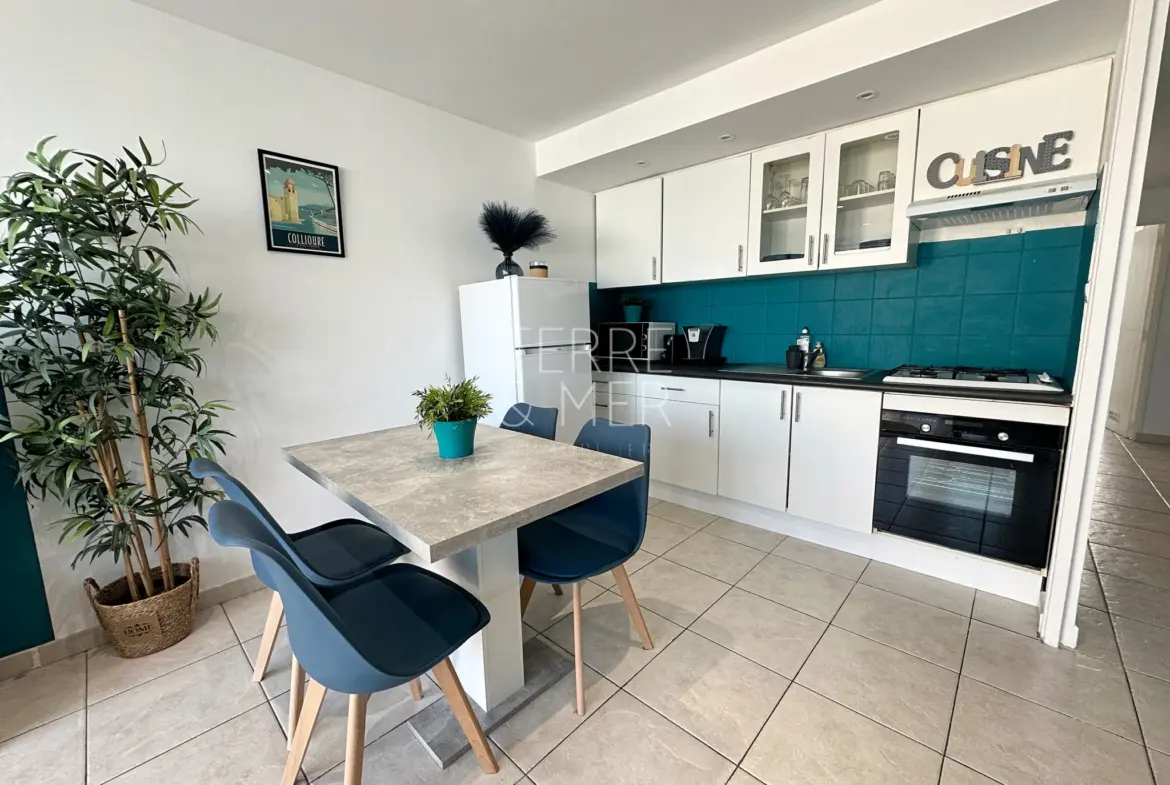 À vendre : Appartement rénové 3 pièces à Saint-Cyprien Plage 