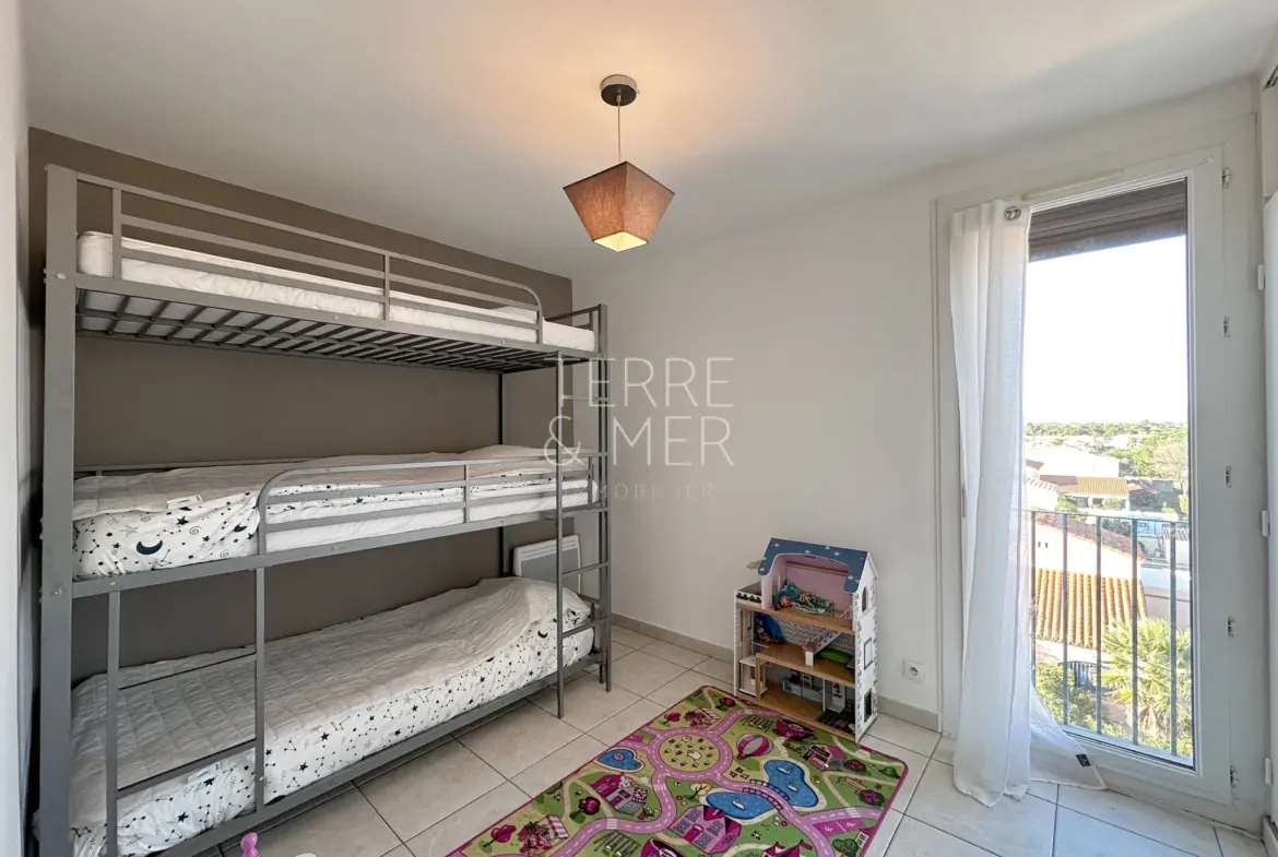 À vendre : Appartement rénové 3 pièces à Saint-Cyprien Plage 