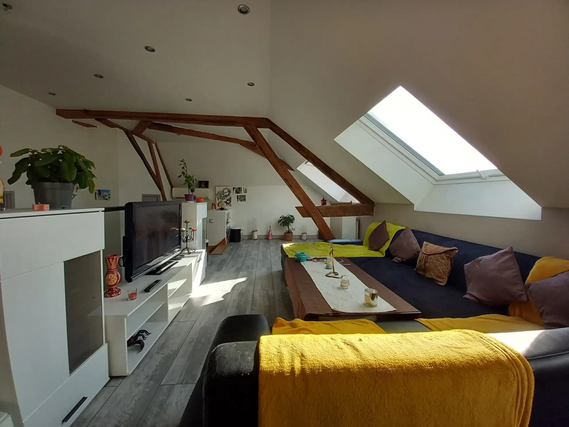 Immeuble avec commerces et appartement rénové à St Leger des Vignes 