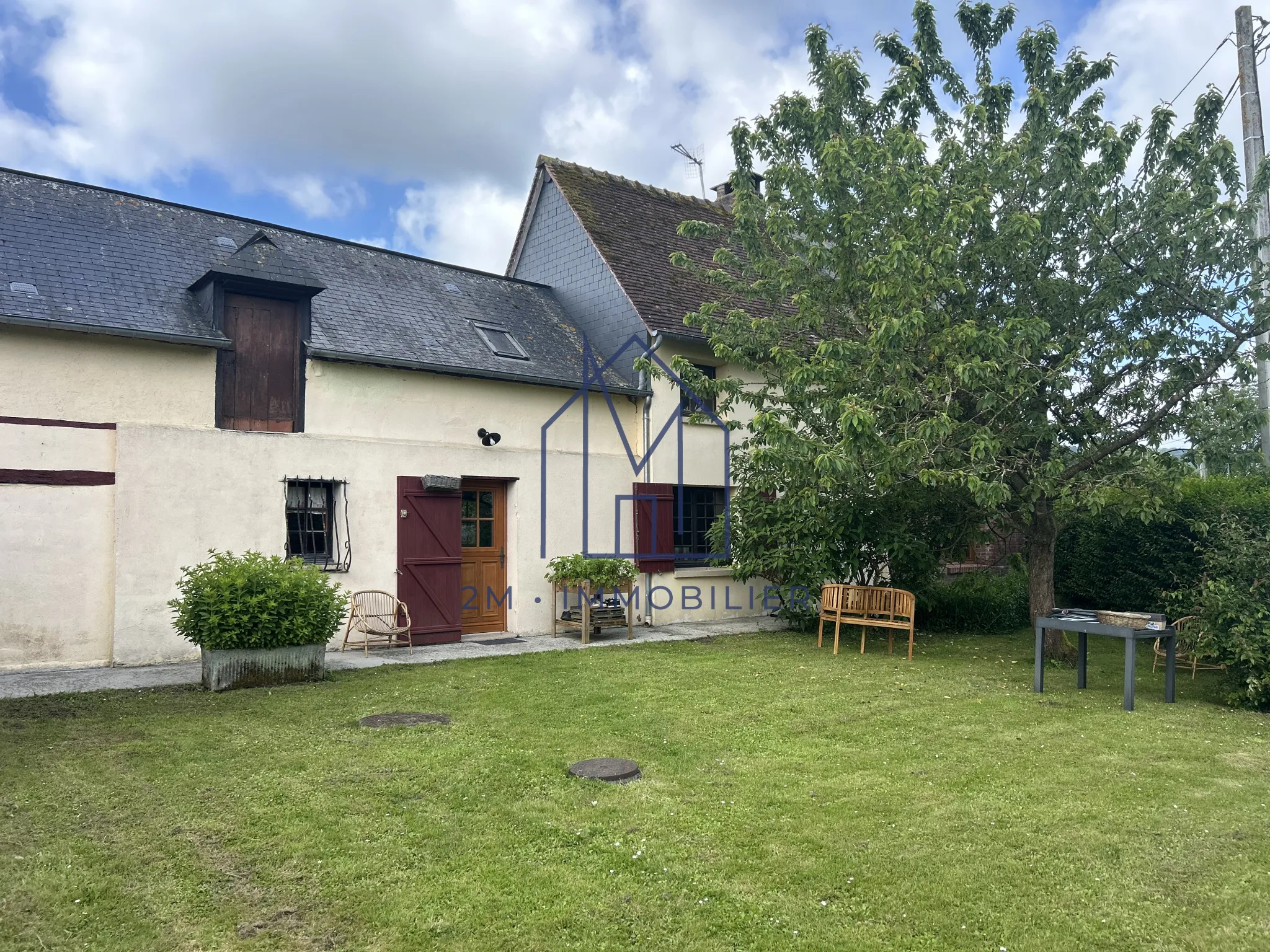 Maison de campagne 3 chambres à Osmoy-Saint-Valery, proche Neufchâtel-en-Bray 