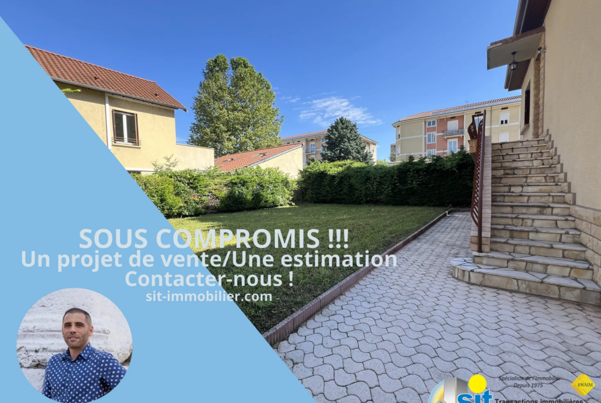 À vendre : Maison de ville à Vienne, quartier de l'Isle, 108 m² 