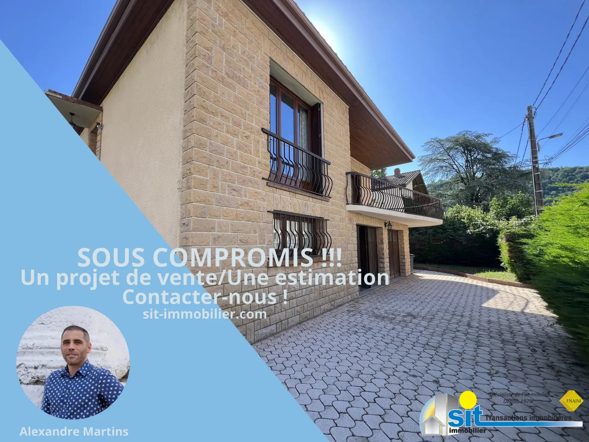 À vendre : Maison de ville à Vienne, quartier de l'Isle, 108 m² 