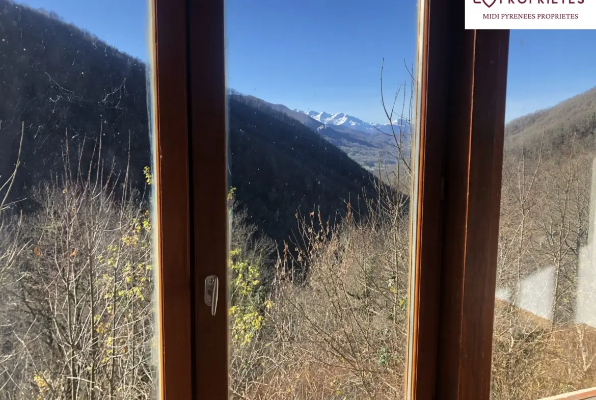 Maison de montagne avec vues panoramiques à Massat 