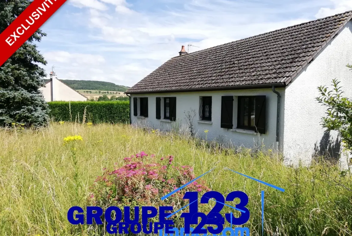 Pavillon de 92 m² avec jardin et 3 chambres à Champvallon 