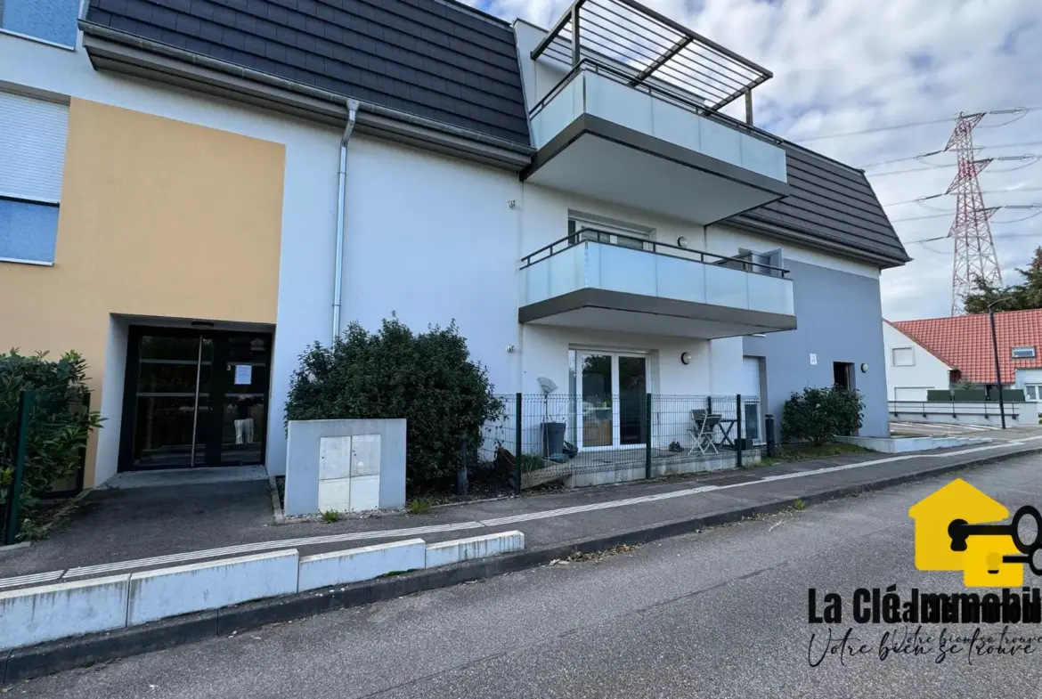 Appartement F3 lumineux à vendre à KEMBS LOECHLE 