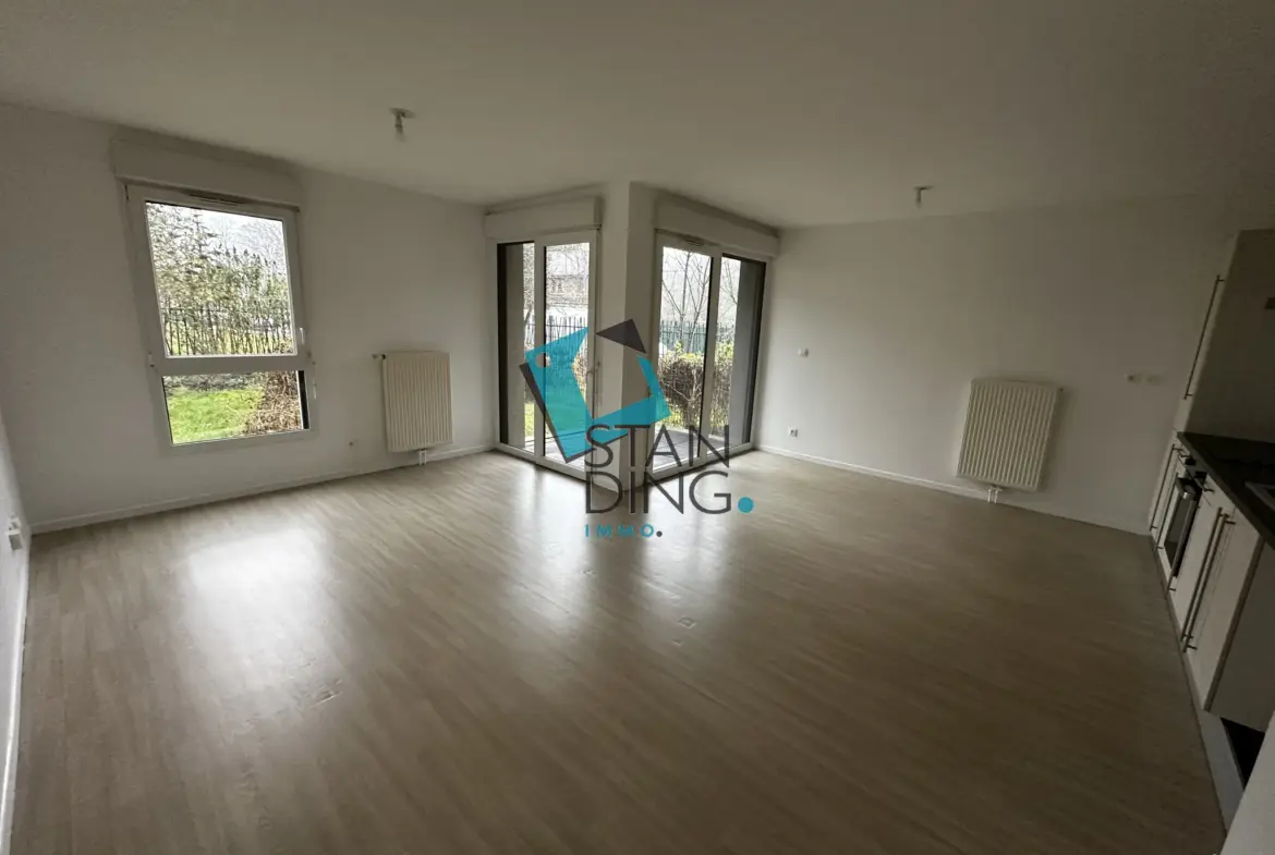 Appartement BBC 64 m² à Loos, 4 min de Lille avec jardin 