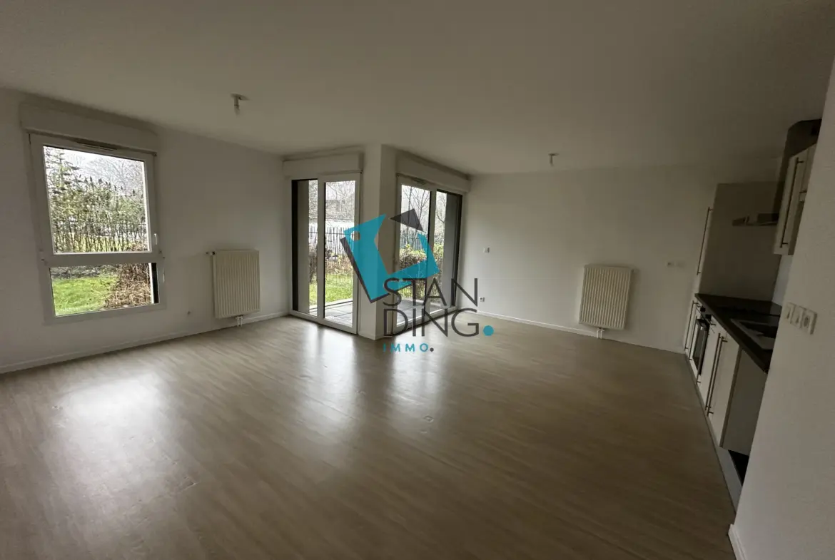 Appartement BBC 64 m² à Loos, 4 min de Lille avec jardin 