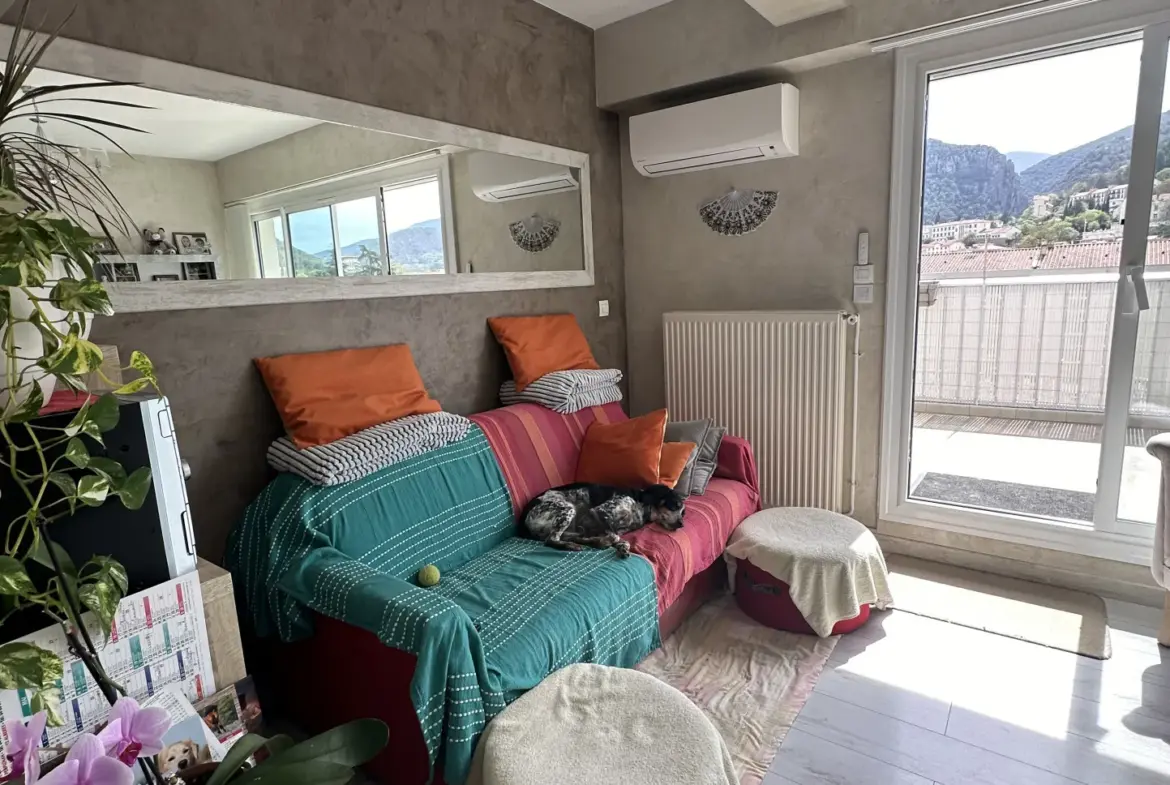 À vendre : Appartement F2 avec vue panoramique à Amélie-les-Bains 