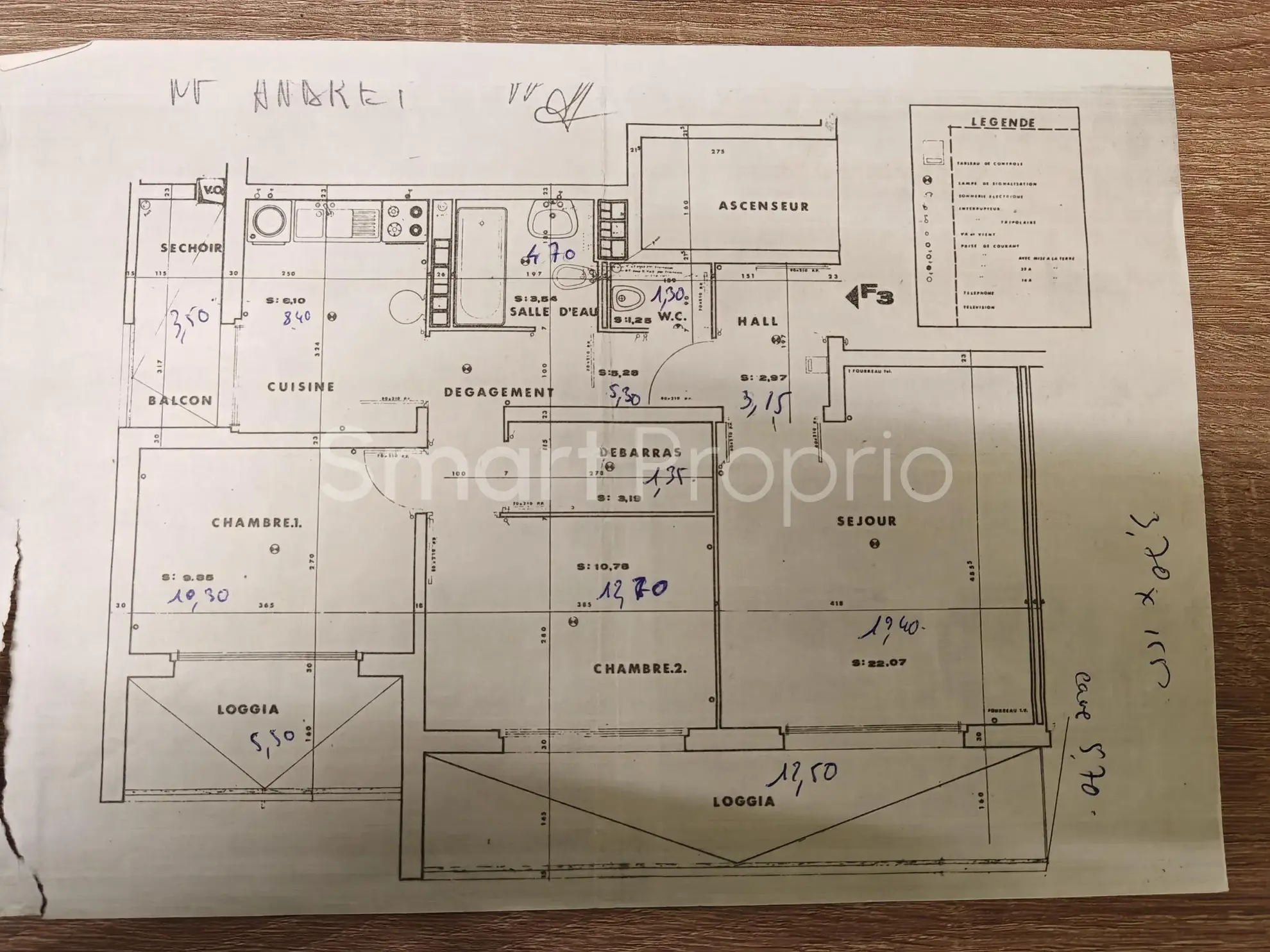 Appartement T3 avec vue mer à vendre à Bastia Sud - 192500 € 