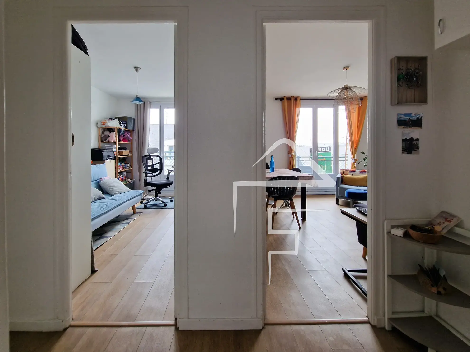 Nantes - Grand T3 lumineux avec balcon dans le quartier Tortière 