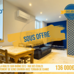 Appartement rénové de 54 m² avec 534 m² de terrain à La Voulte-sur-Rhône