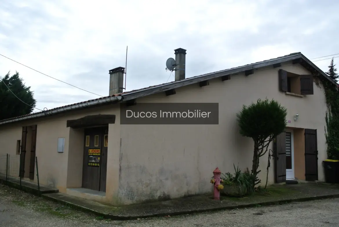 Maison en pierre à Beaupuy, 4 chambres avec jardin 