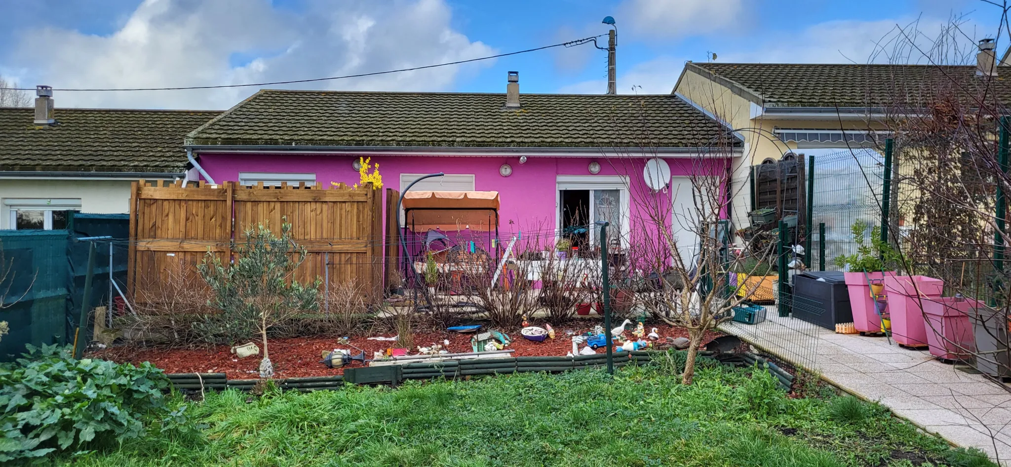 Maison de plain-pied à Abbeville avec jardin - 135 500 € 