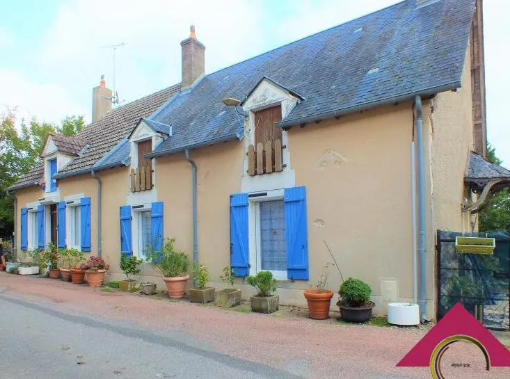 Vente Maison Ancienne Longère avec Jardin à Nérondes 