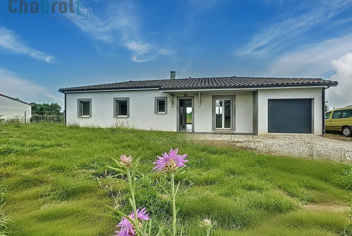 Maison moderne de plain-pied à vendre à Montauban 