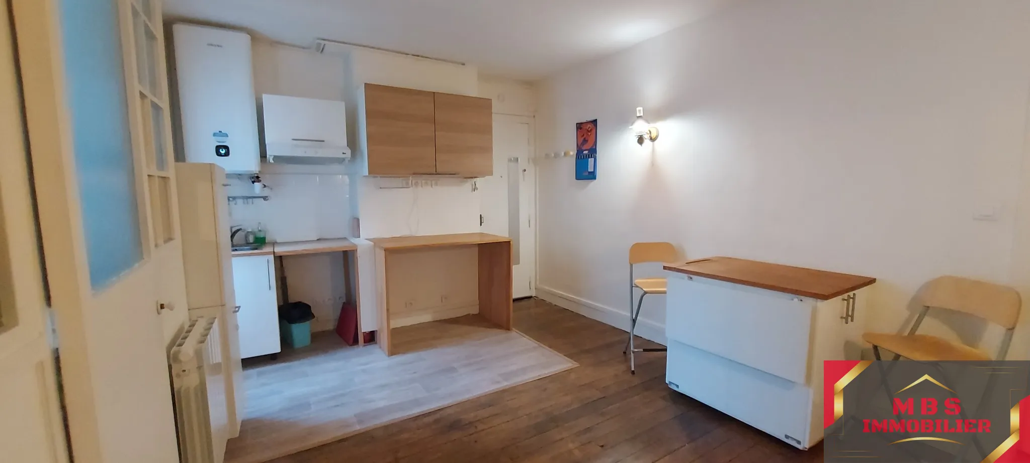 T2 lumineux à vendre à Paris 12ème, 28m² au dernier étage 