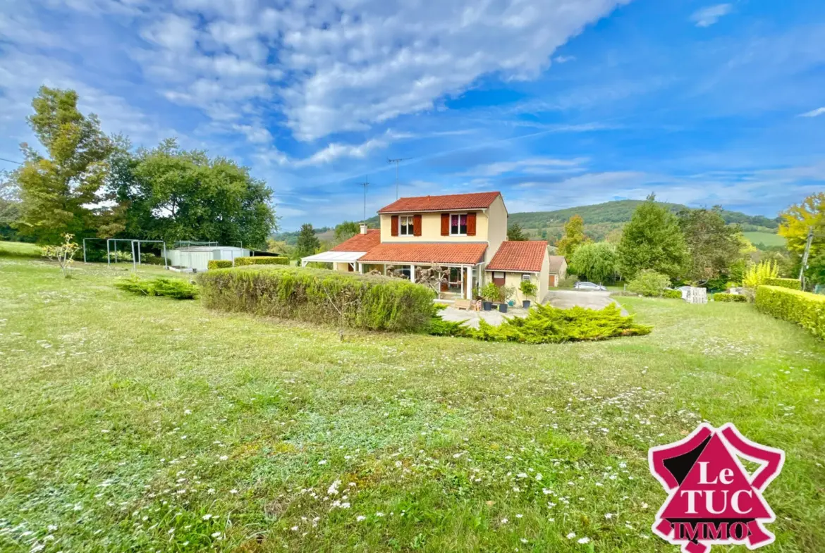 Maison à vendre à Penne d'Agenais - 4 chambres et jardin 