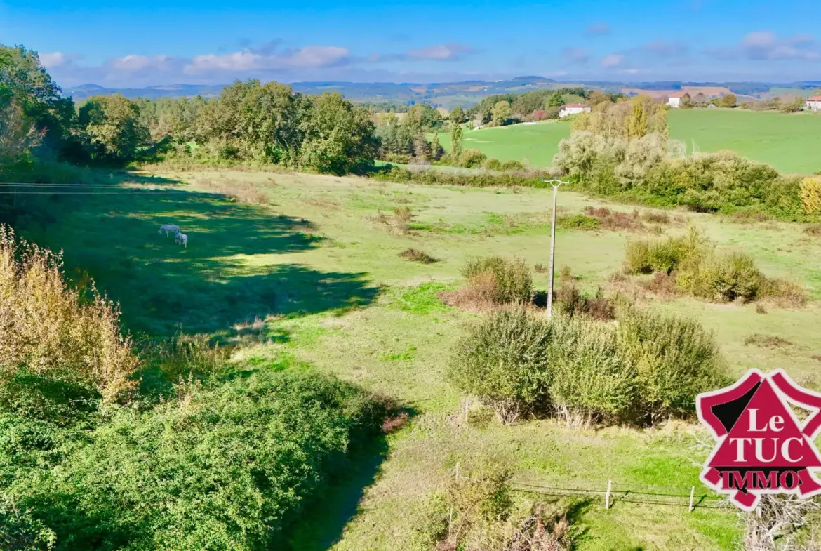 Maison écologique 2 chambres avec piscine et terrain de 3,5 ha à Villeneuve-sur-Lot 