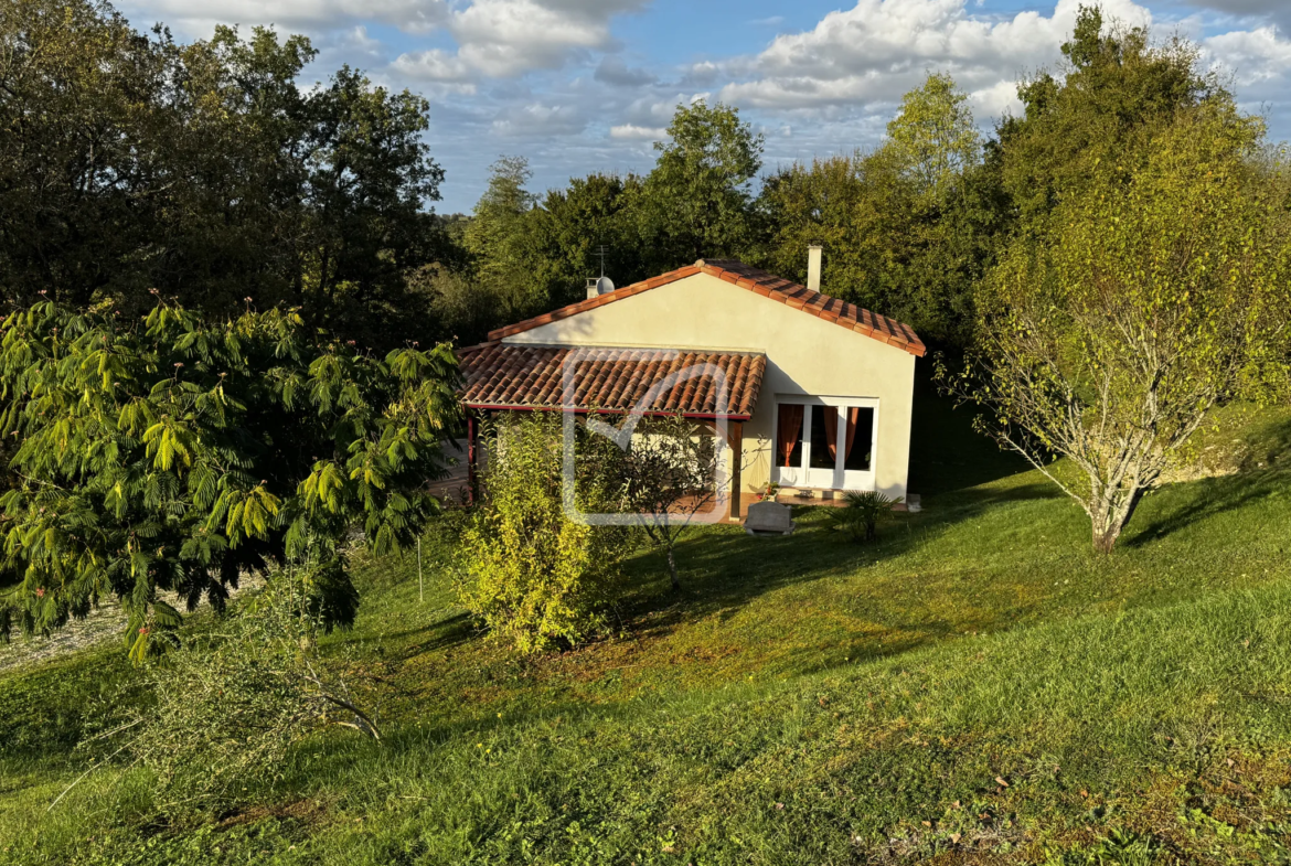 Charmant pavillon contemporain à Frayssinet avec grand terrain 