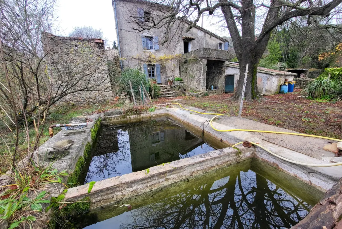 Vente magnifique magnanerie 8 pièces à Cros, Cévennes 