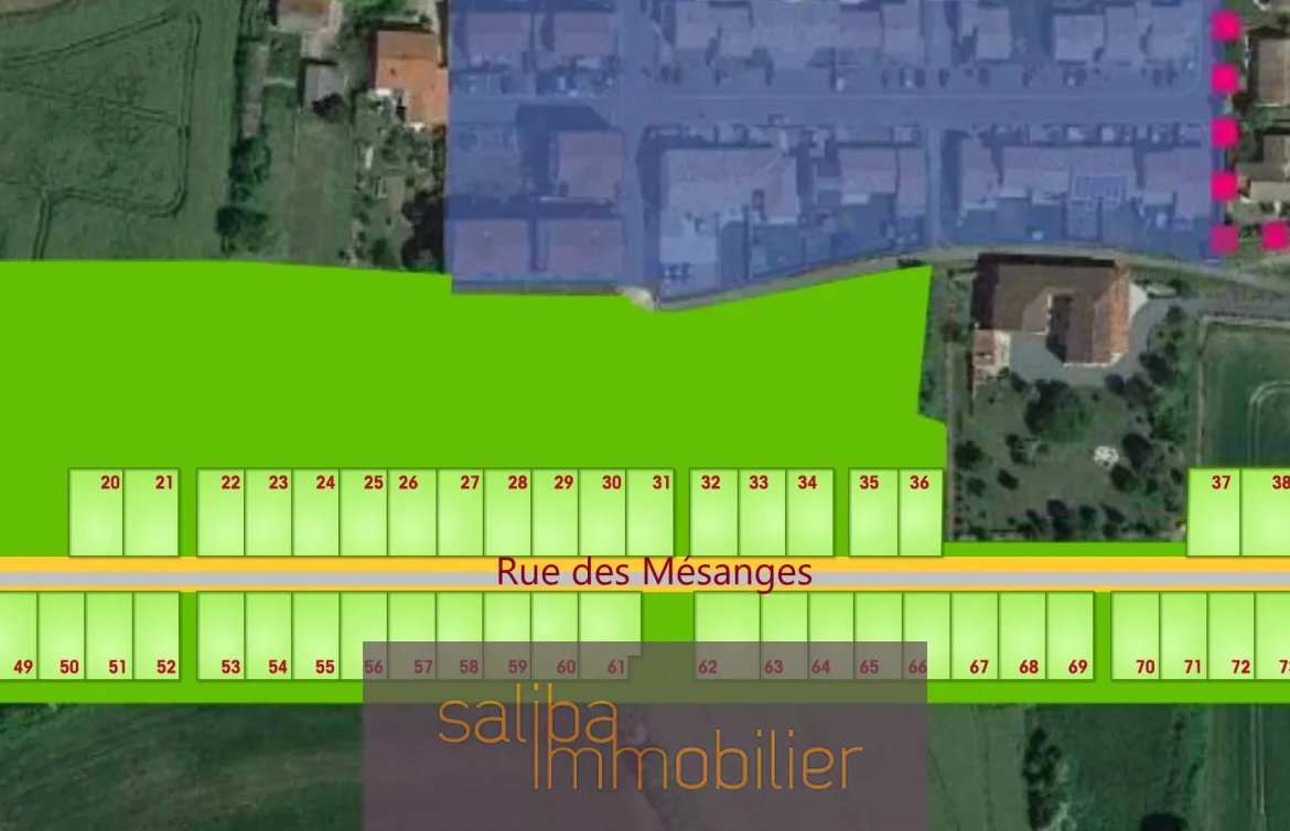 Terrains constructibles près d'Albi à partir de 39 100 € 