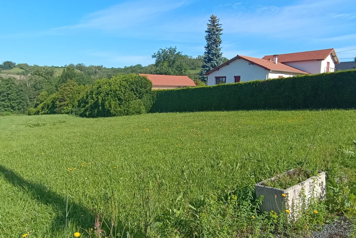 Terrain constructible de 1000 m² en vente à Cusset 