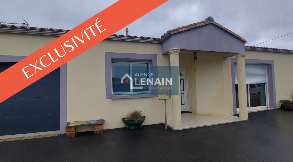 Maison de plain-pied à vendre à Les Herbiers - 261 250 EUR 