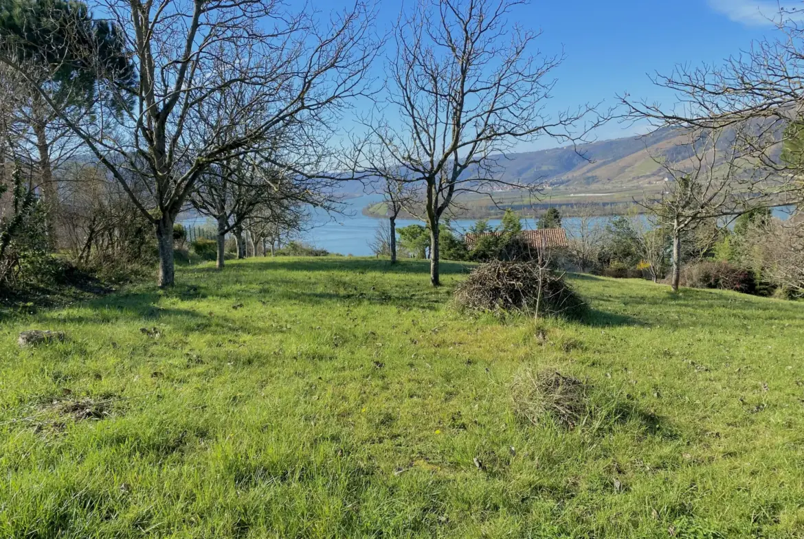 Magnifique terrain de 1020 m² à Saint-Vallier avec vue sur le Rhône 