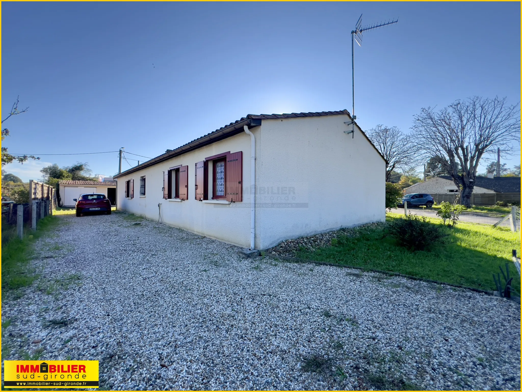 Jolie maison familiale de plain-pied à Podensac 